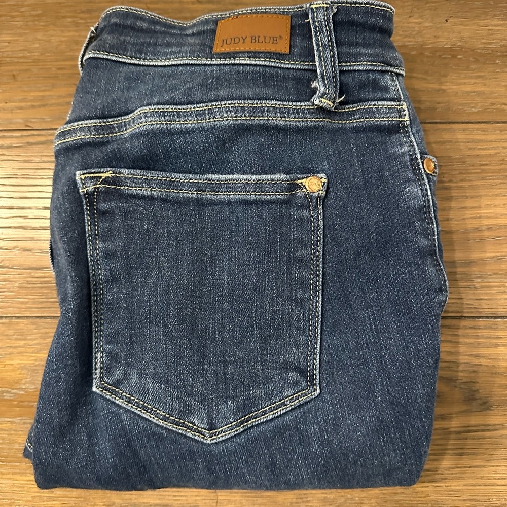 Judy Blue Dark Wash Skinny Jeans‎ Size 7/28 Gently Worn